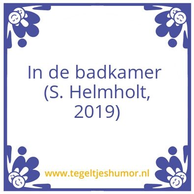 Tegeltje: Tegeltje