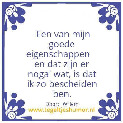 Tegeltje: Tegeltje