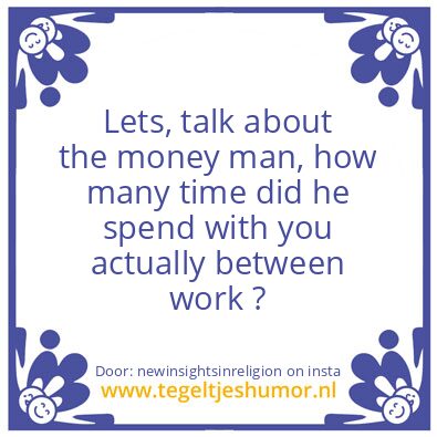 Tegeltje: For the record. ?