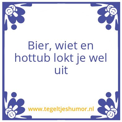 Tegeltje: Tegel