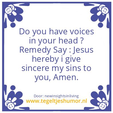 Tegeltje: in Jesus name
