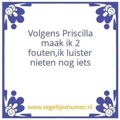 Tegeltje: luisteren