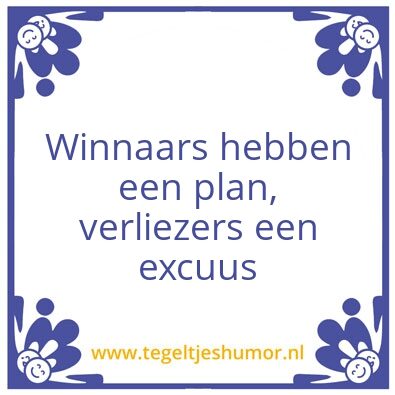Tegeltje: Winnares