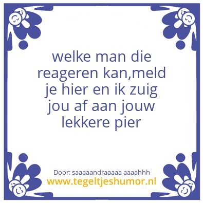 Tegeltje: sandra