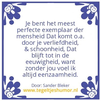 Tegeltje: Voor Sanne Loykens