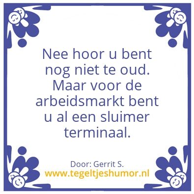 Tegeltje: Ik ben Gerrit.