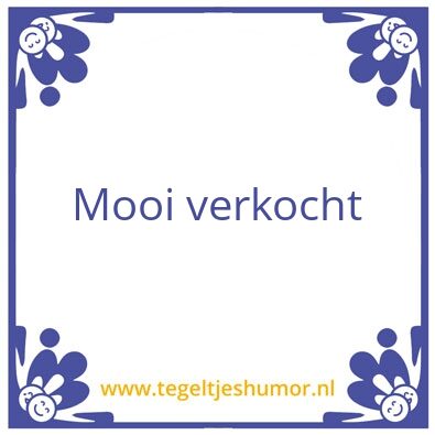 Tegeltje: Tom de Boer