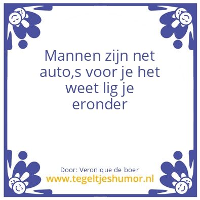 Tegeltje: Humor