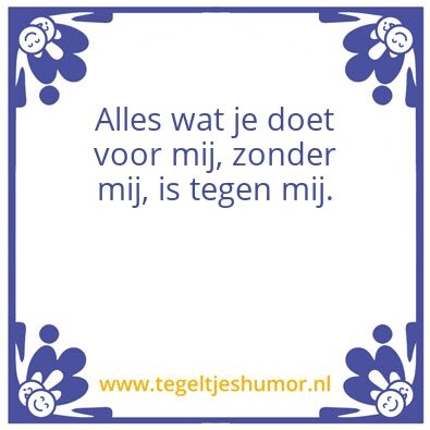 Tegeltje: medezeggenschap