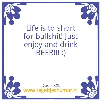 Tegeltje: Life