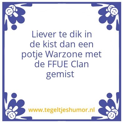 Tegeltje: FFUE Clan