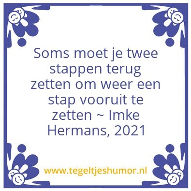 Tegeltje: Cheesy quote