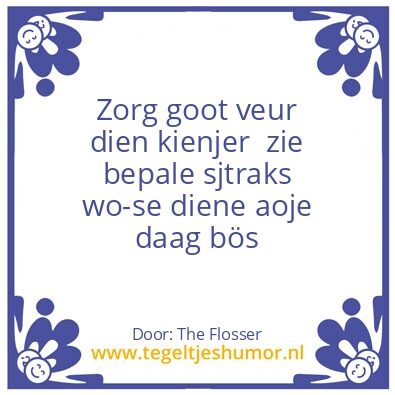 Tegeltje: spreuken