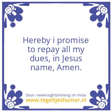 Tegeltje: Hereby