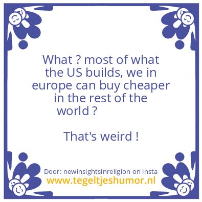 Tegeltje: Europe..