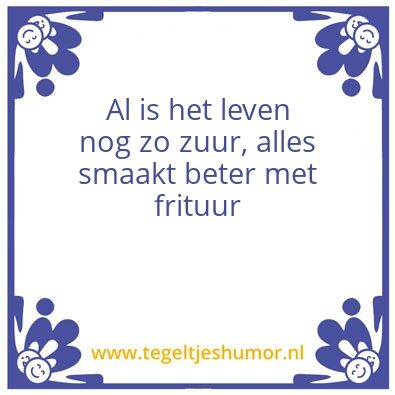 Tegeltje: Fleuwe