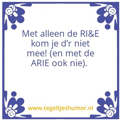 Tegeltje: Rieenarie