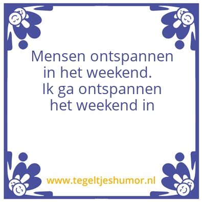 Tegeltje: w