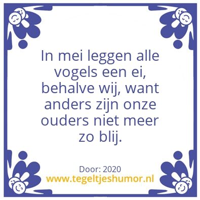 Tegeltje: Mei ei