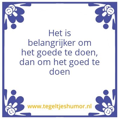 Tegeltje: Niet vergeten