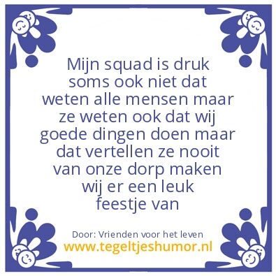 Tegeltje: Straatleven