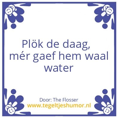 Tegeltje: overige