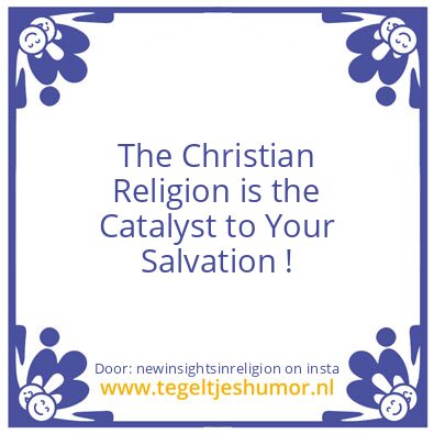 Tegeltje: Salvation !