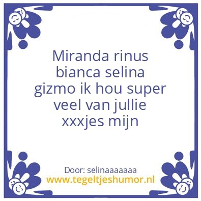 Tegeltje: gezin
