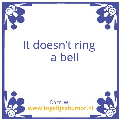 Tegeltje: Tea