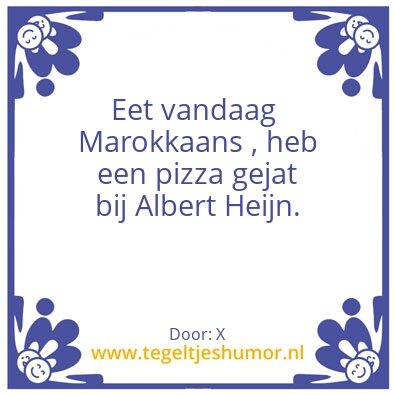 Tegeltje: X