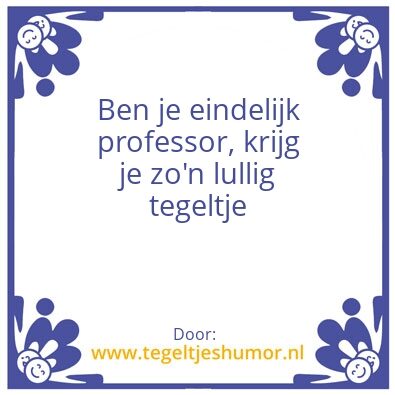 Tegeltje: Tegeltje