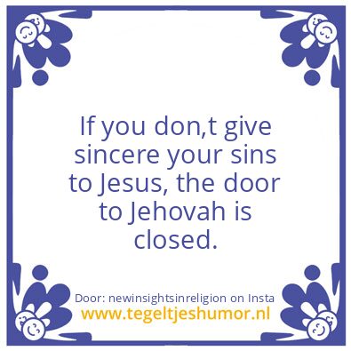 Tegeltje: Jehovah : The Original Creator