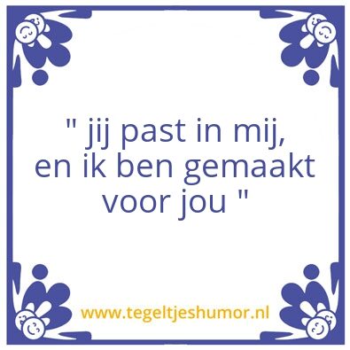 Tegeltje: Tom & Chantal