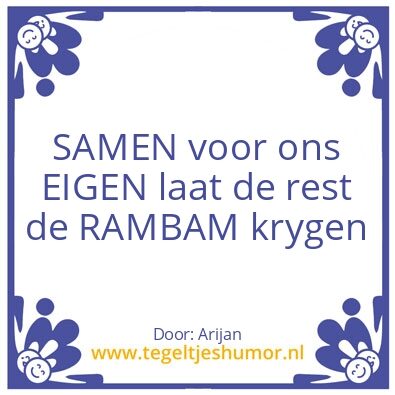Tegeltje: De Tegenpartij