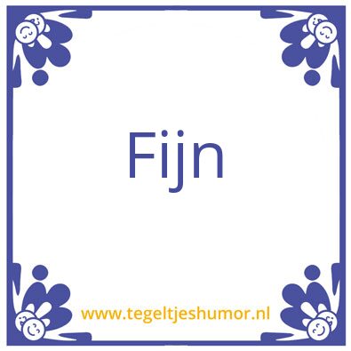 Tegeltje: piet