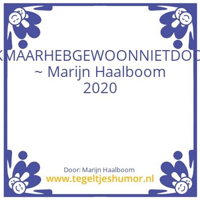 Tegeltje: Vet