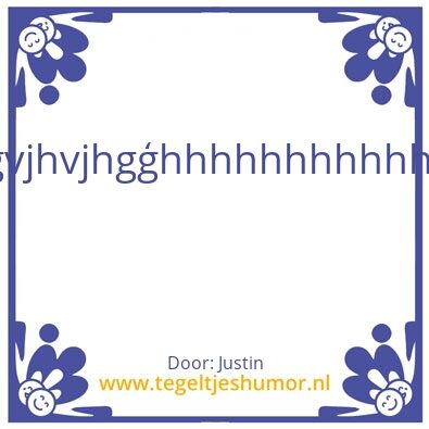 Tegeltje: Tegel