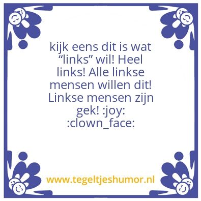 Tegeltje: Links