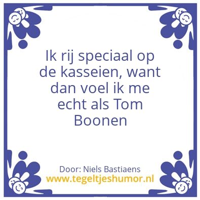 Tegeltje: Niels