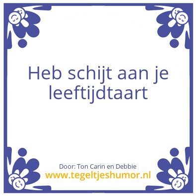 Tegeltje: Patricia 50
