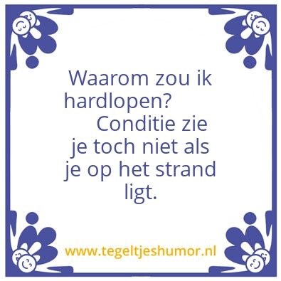 Tegeltje: Onnodig