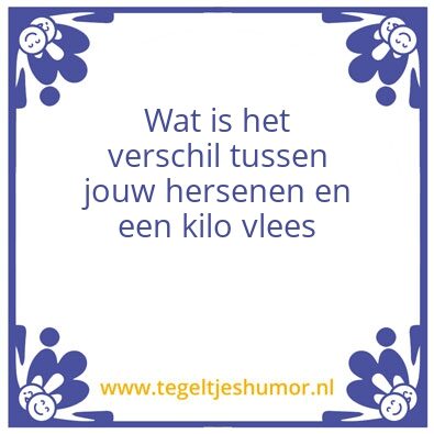 Tegeltje: .