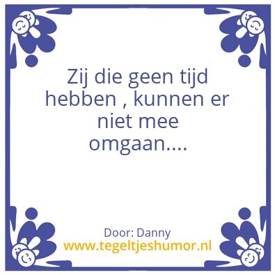 Tegeltje: Tegel