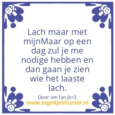Tegeltje: plagenrij