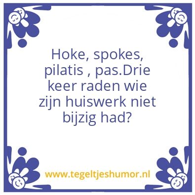 Tegeltje: SchoolProblemn