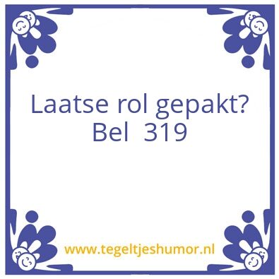 Tegeltje: 319