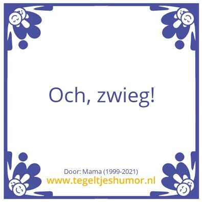 Tegeltje: Mama
