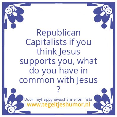 Tegeltje: republican capitalists