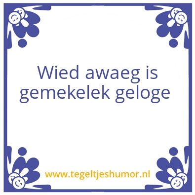 Tegeltje: Legen