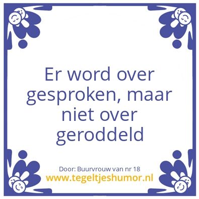 Tegeltje: Rijdende rechter